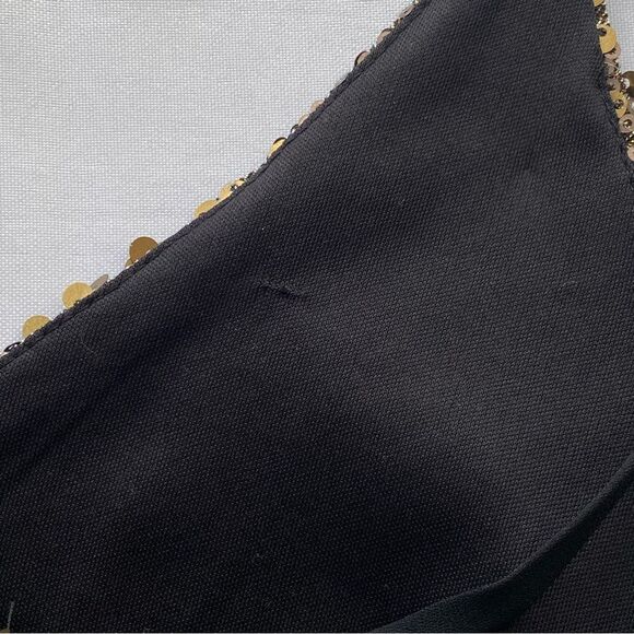 NWOT ASTR Gold Sequin Halter Top Mini Romper Size Medium - Picture 10 of 16